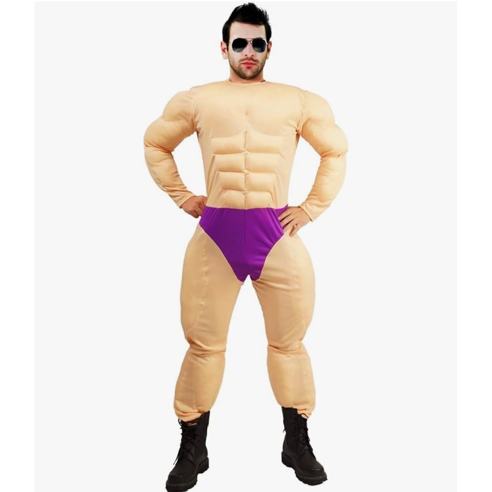 DSplay Men's Muscle Jumpsuit CostumesH-38‎